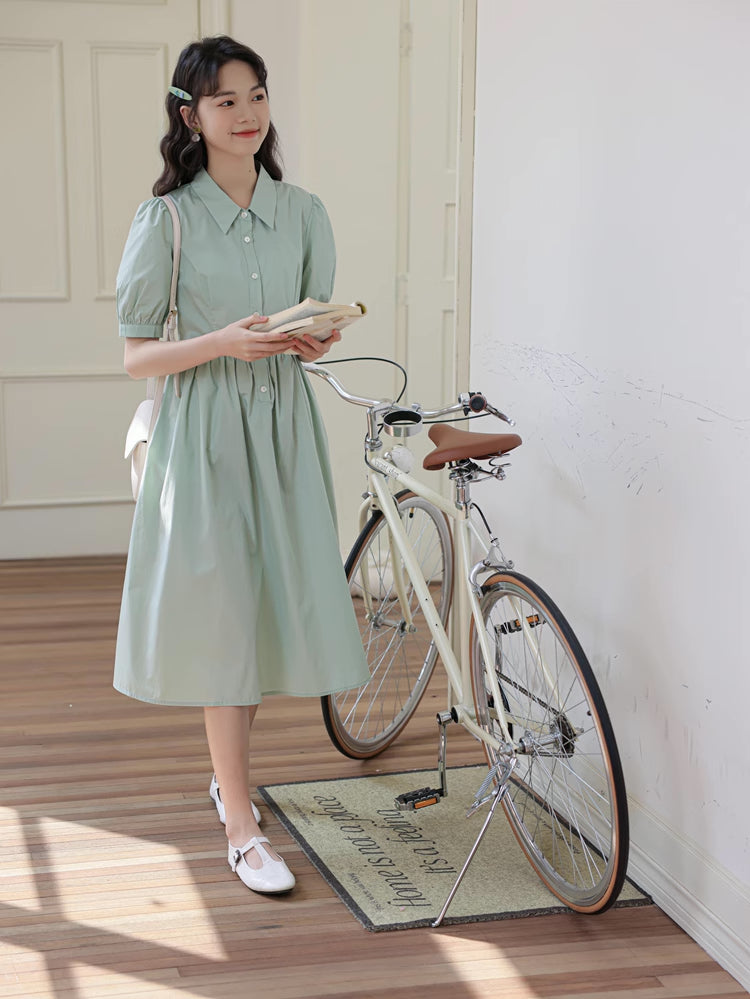 Everyday Midi Shirt Dress (2 Colors)