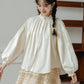 Marshmallow Puff Blouse (Cream)