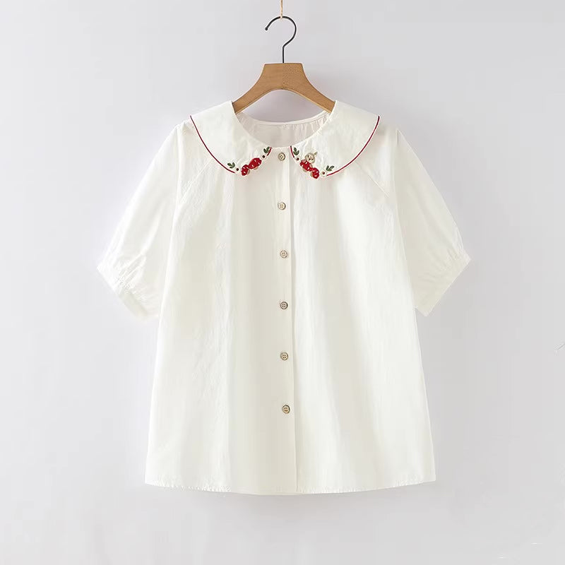Mushroom Squirrel Blouse (2 Colors)