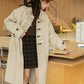 Basic Toggle Button Midi Coat (2 Colors)