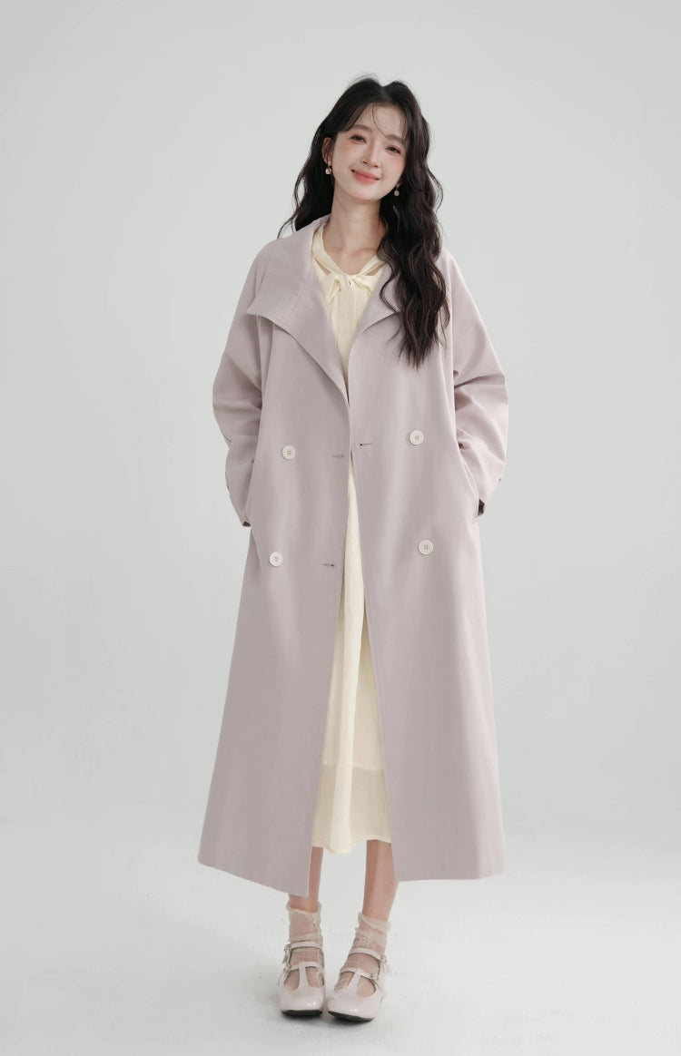 Laven Trench Coat (Purple)