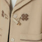 Flower Sailor Short Duffle Coat (Khaki)