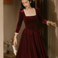 Velvet Princess Midi Dress (2 Colors)