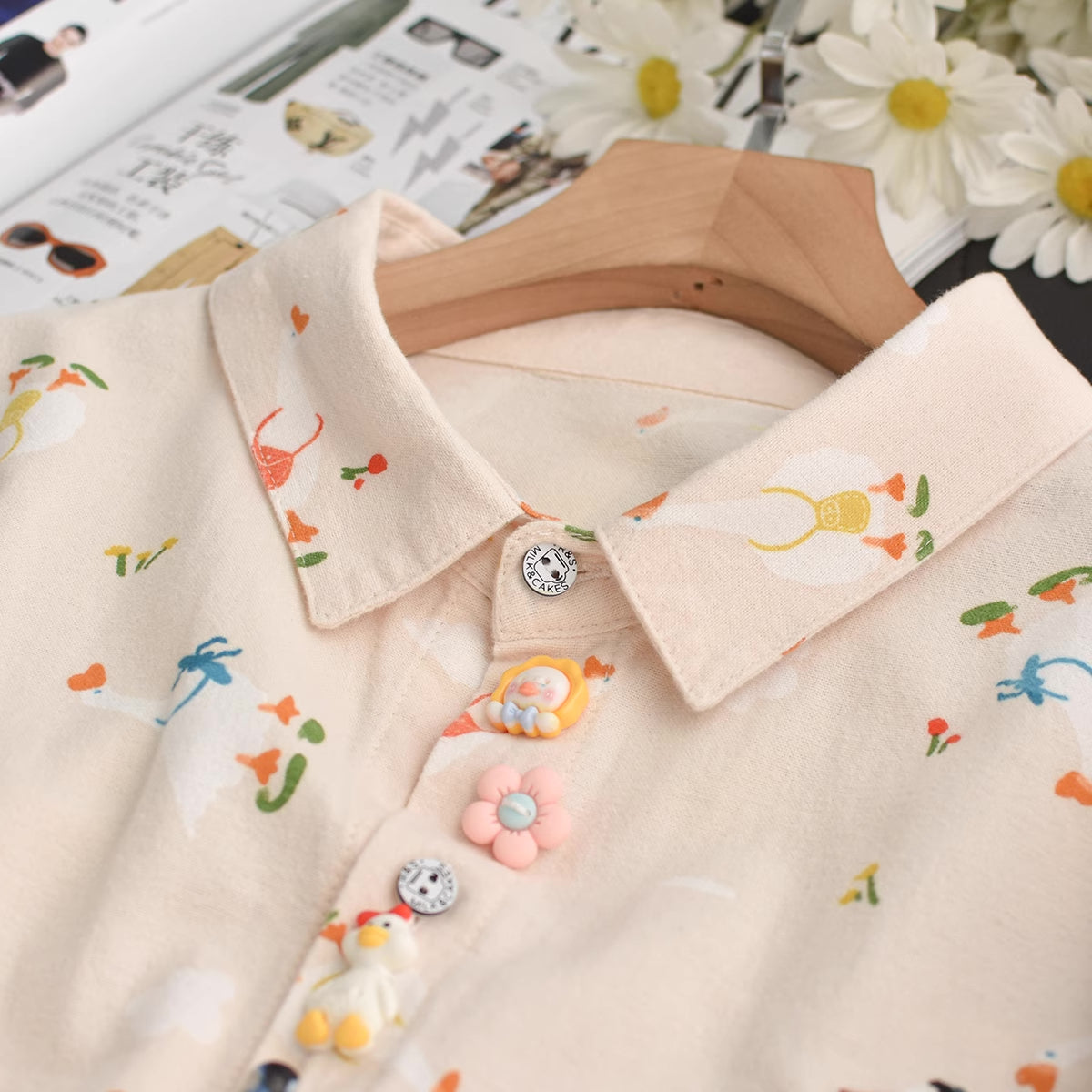 Goosing Around Blouse (2 Colors)