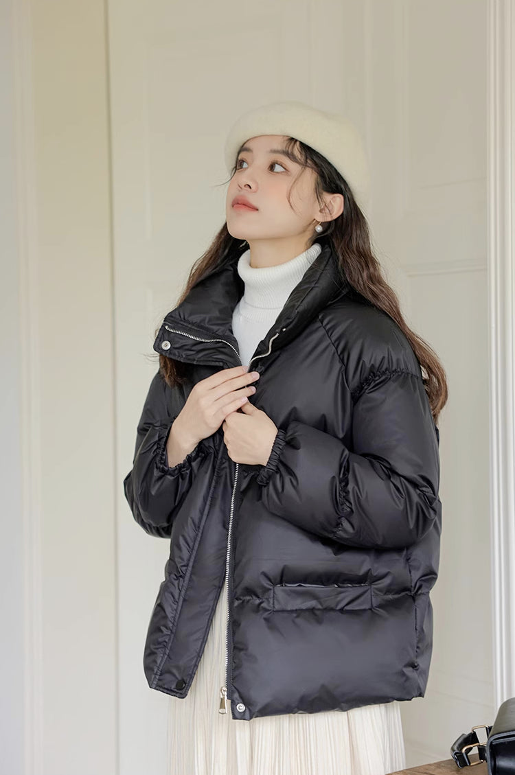 Basic Puffer Jacket (4 Colors)