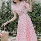 Strawberry Girl Midi Dress (Pink)