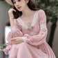 Rose Fairy Midi Dress (Pink)