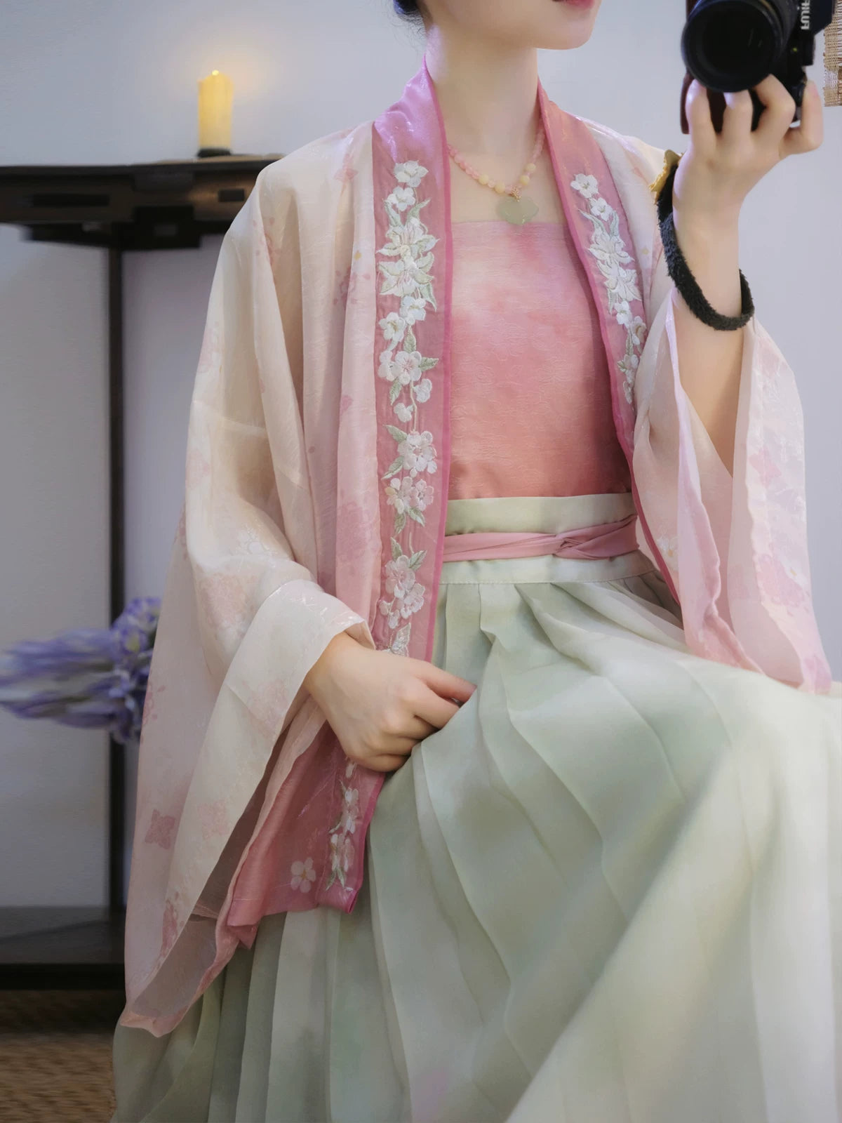 Watercolor Ombre Song Hanfu Set (2 Colors)