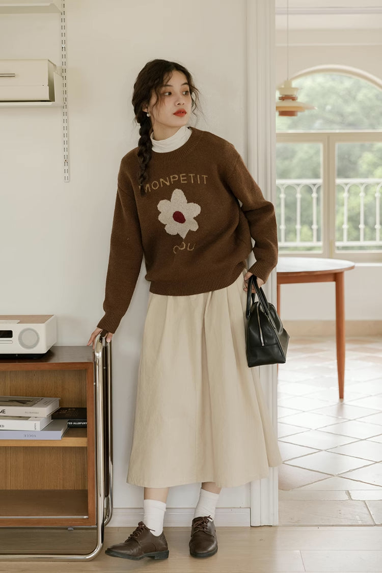 Mon Petit Chou Sweater (Brown)