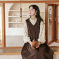 Basic Corduroy Pinafore (Brown)