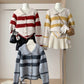 Varsity Stripe Collared Cardigan (3 Colors)