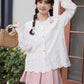 Floral Broderie Blouse (2 Colors)