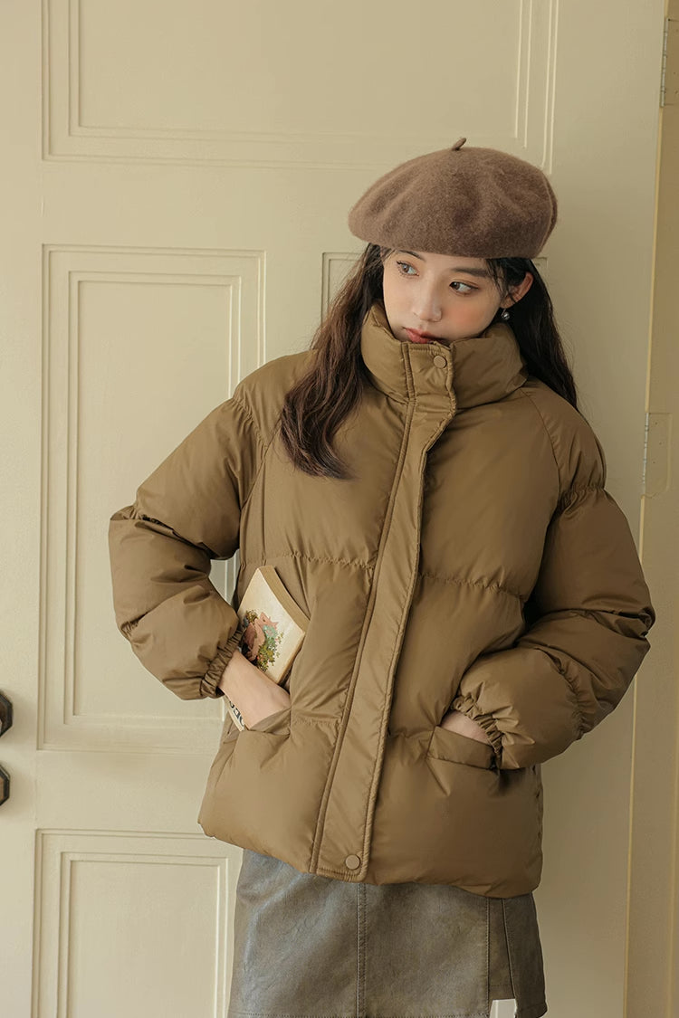 Basic Puffer Jacket (4 Colors)