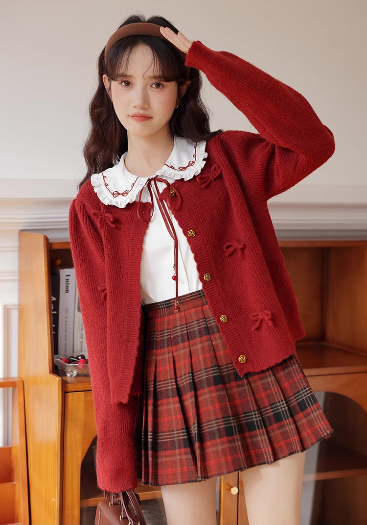 Bow-tiful Cardigan (4 Colors)