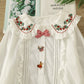 Strawberry Picnic Embroidered Blouse (2 Colors)