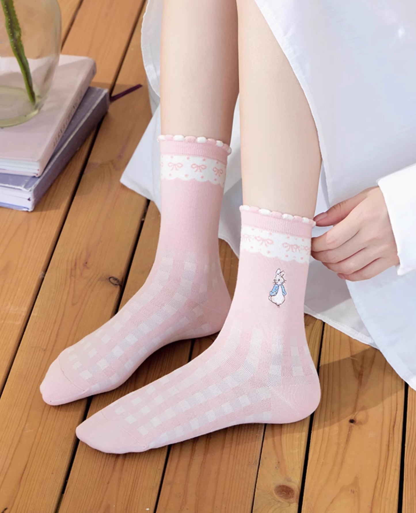 Peter Rabbit Socks Gift Box (Pink)