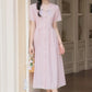 Wisteria Midi Shirt Dress (Lilac)
