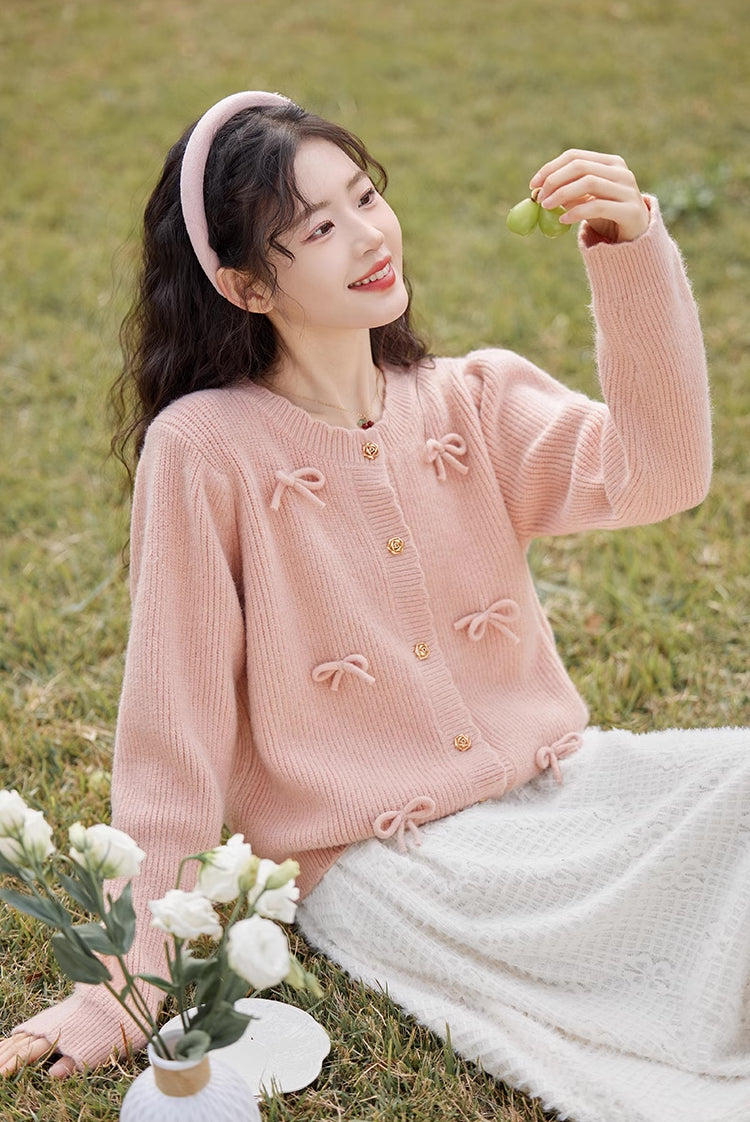 Bow-tiful Cardigan (4 Colors)