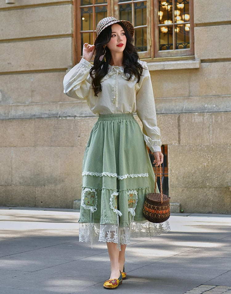 Forest Fairy Midi Skirt (2 Colors)