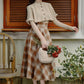 Toasted Marshmallow Sweater & Skirt Set (Khaki)