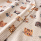 Cat Knitted Vest (Cream)