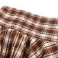 Choco Plaid Midi Skirt (Brown)