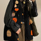 Pumpkin Patch Sweater Vest (Black)