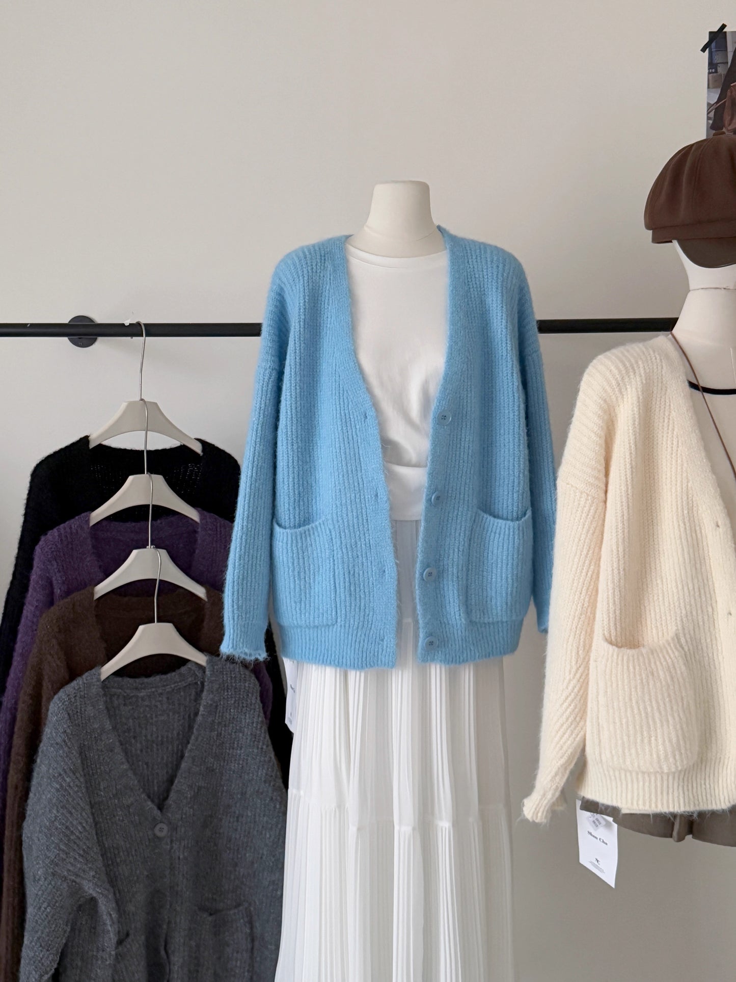 Newsboy Knitted Cardigan (8 Colors)