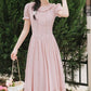 Blossom Tea Midi Dress (Pink)