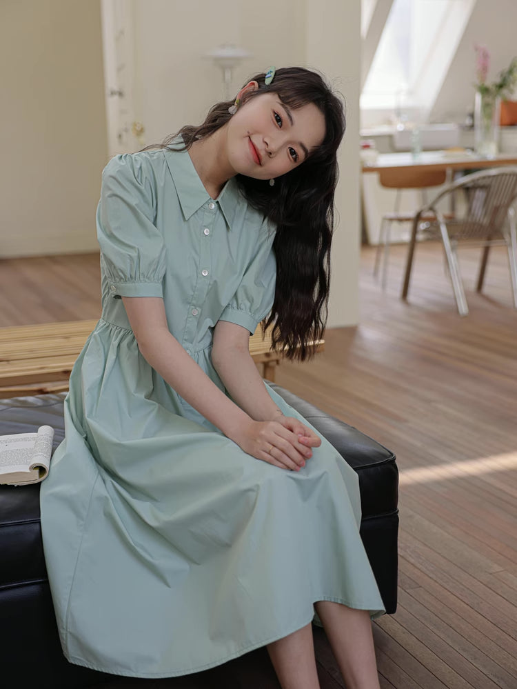 Everyday Midi Shirt Dress (2 Colors)