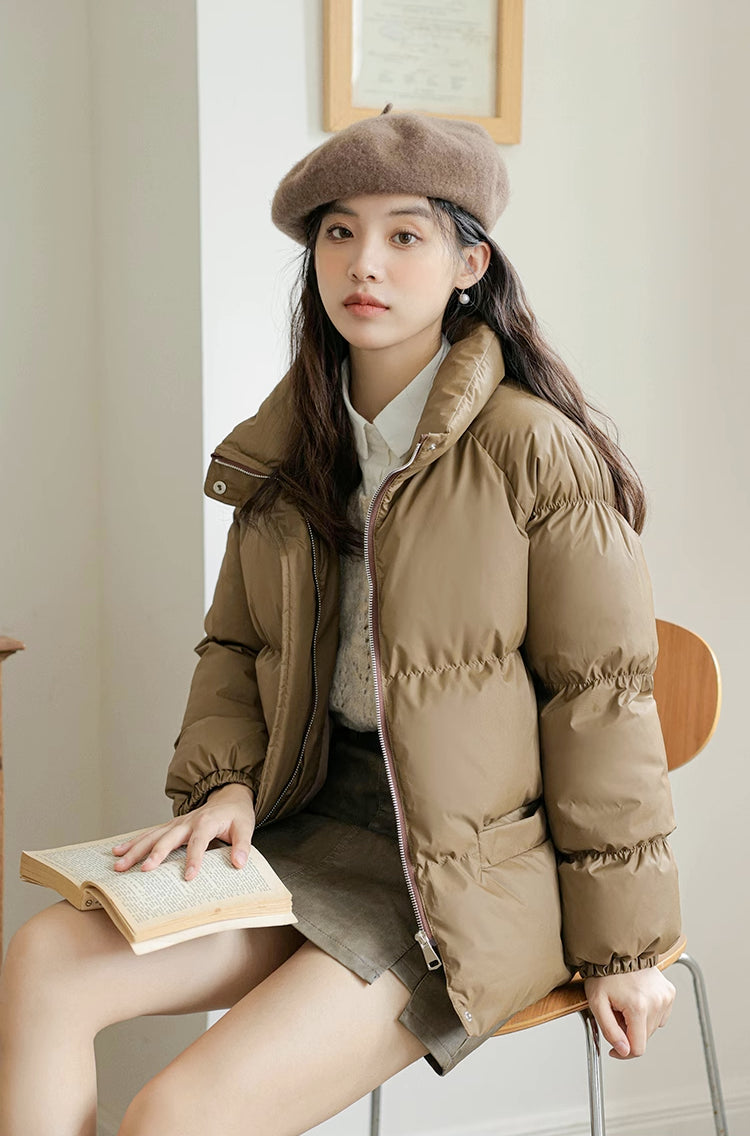 Basic Puffer Jacket (4 Colors)