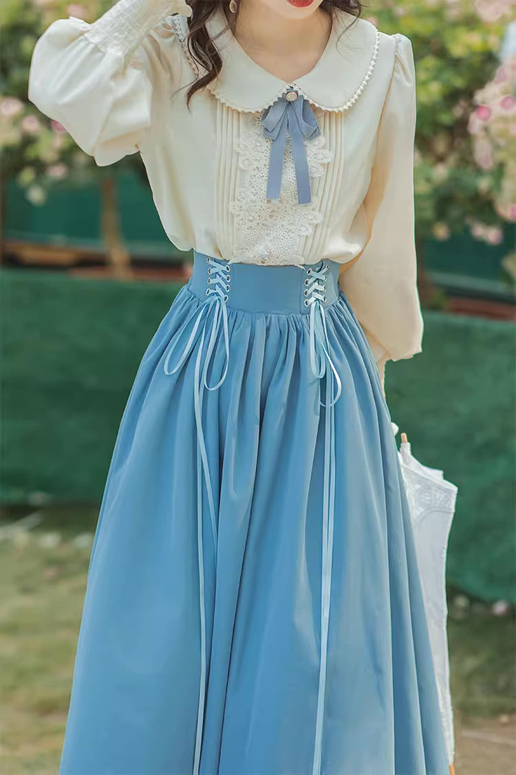 Evergarden Blouse & Skirt Set (5 Colors)