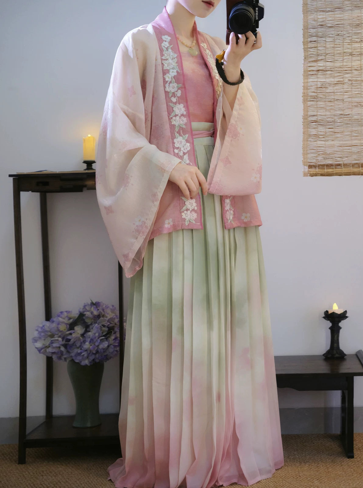Watercolor Ombre Song Hanfu Set (2 Colors)