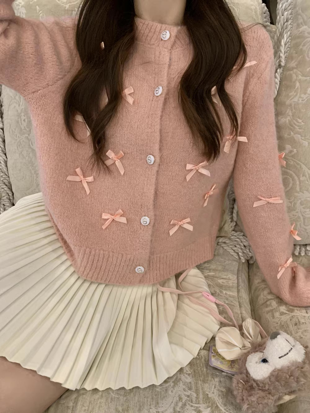 Little Bow Cardigan (5 Colors)