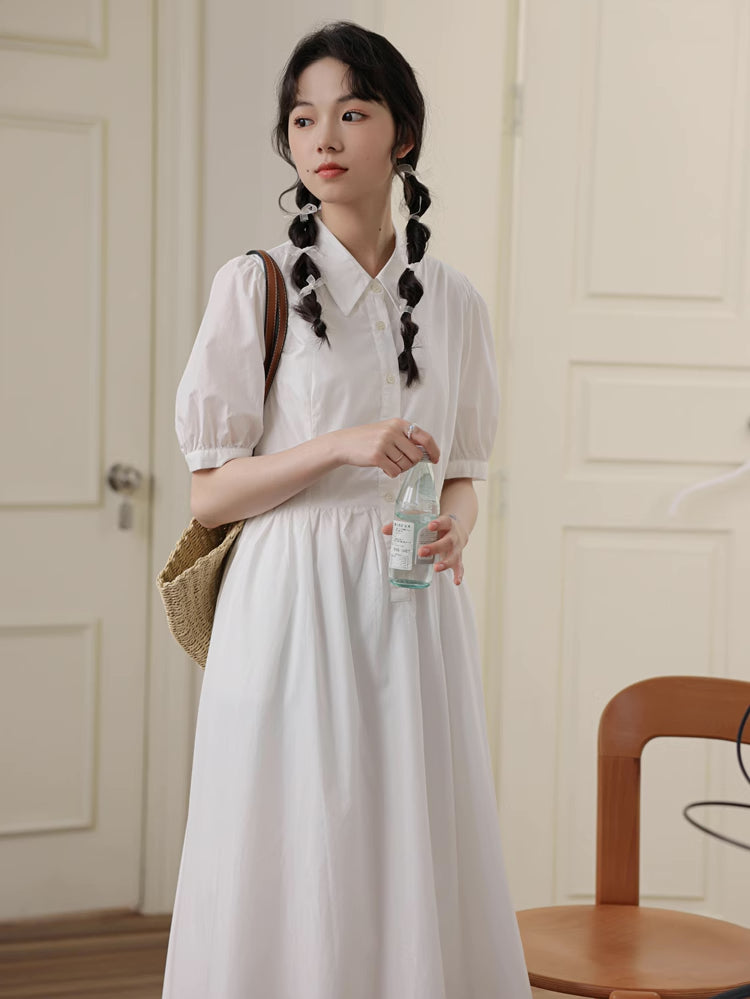 Everyday Midi Shirt Dress (2 Colors)