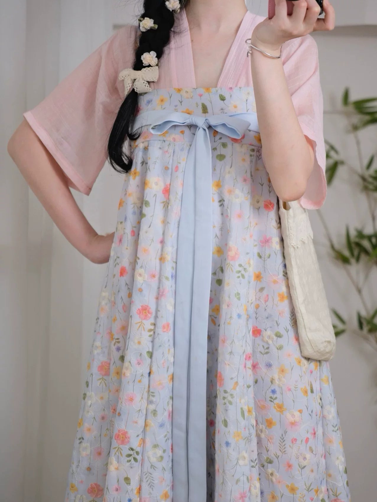 Blooming Flowers Qixiong Dress (2 Colors)