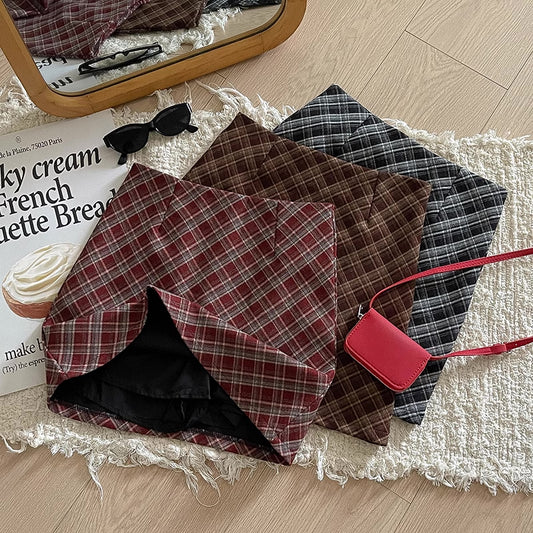 Spiced Plaid Mini Skirt (3 Colors)