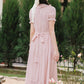 Blossom Tea Midi Dress (Pink)