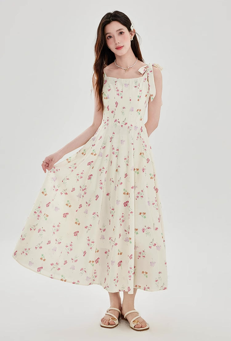 Flower Girl Maxi Dress (White)