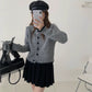 Heart Button Cardigan (2 Colors)