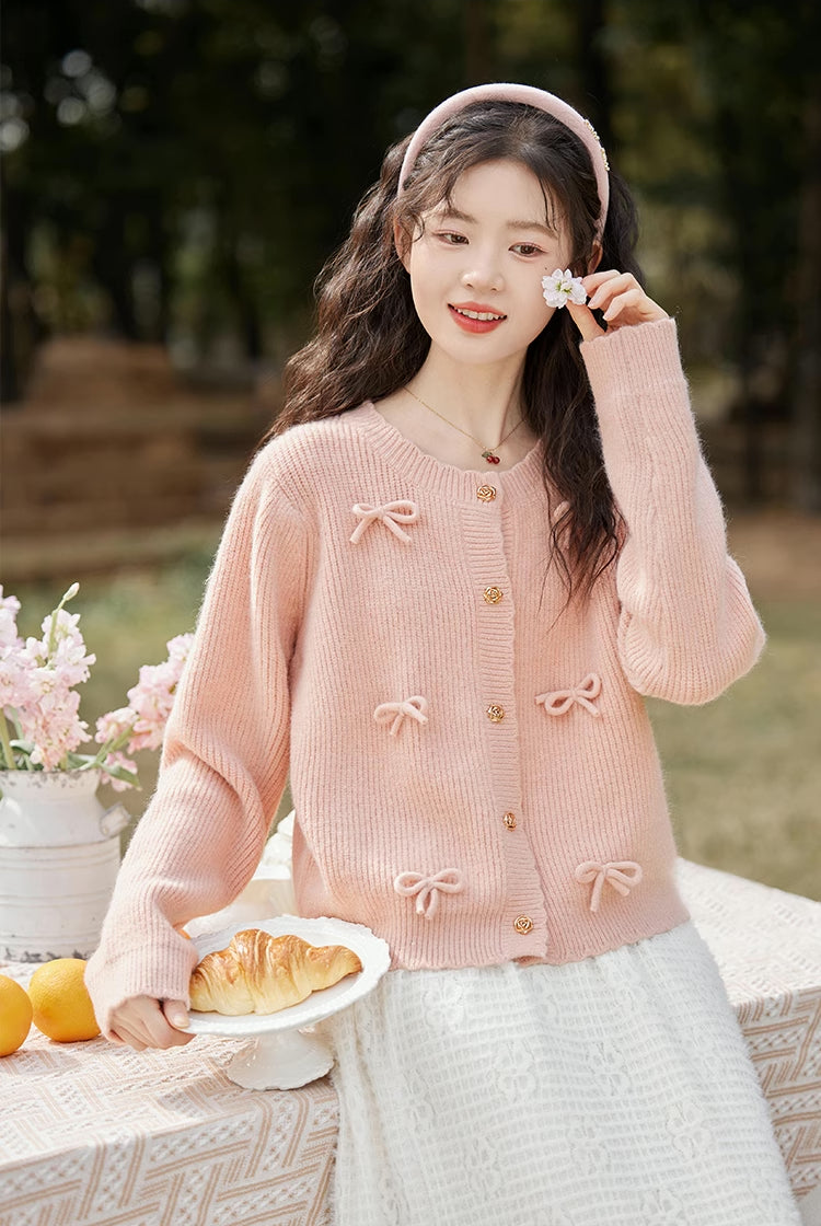 Bow-tiful Cardigan (4 Colors)