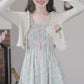 Marshmallow Floral Cami Dress (Mint/Pink)