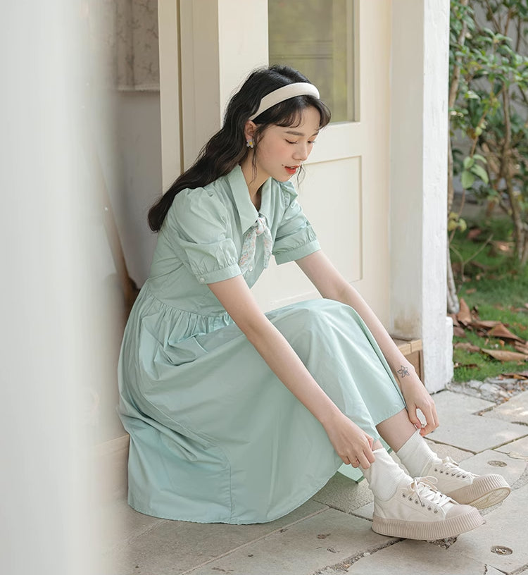 Everyday Midi Shirt Dress (2 Colors)