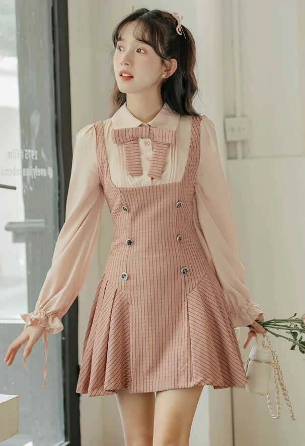 Pink on sale preppy dress