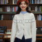 Floral Embroidered Round Neck Cardigan (3 Colors)