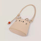 Cat Bucket Bag (Beige)