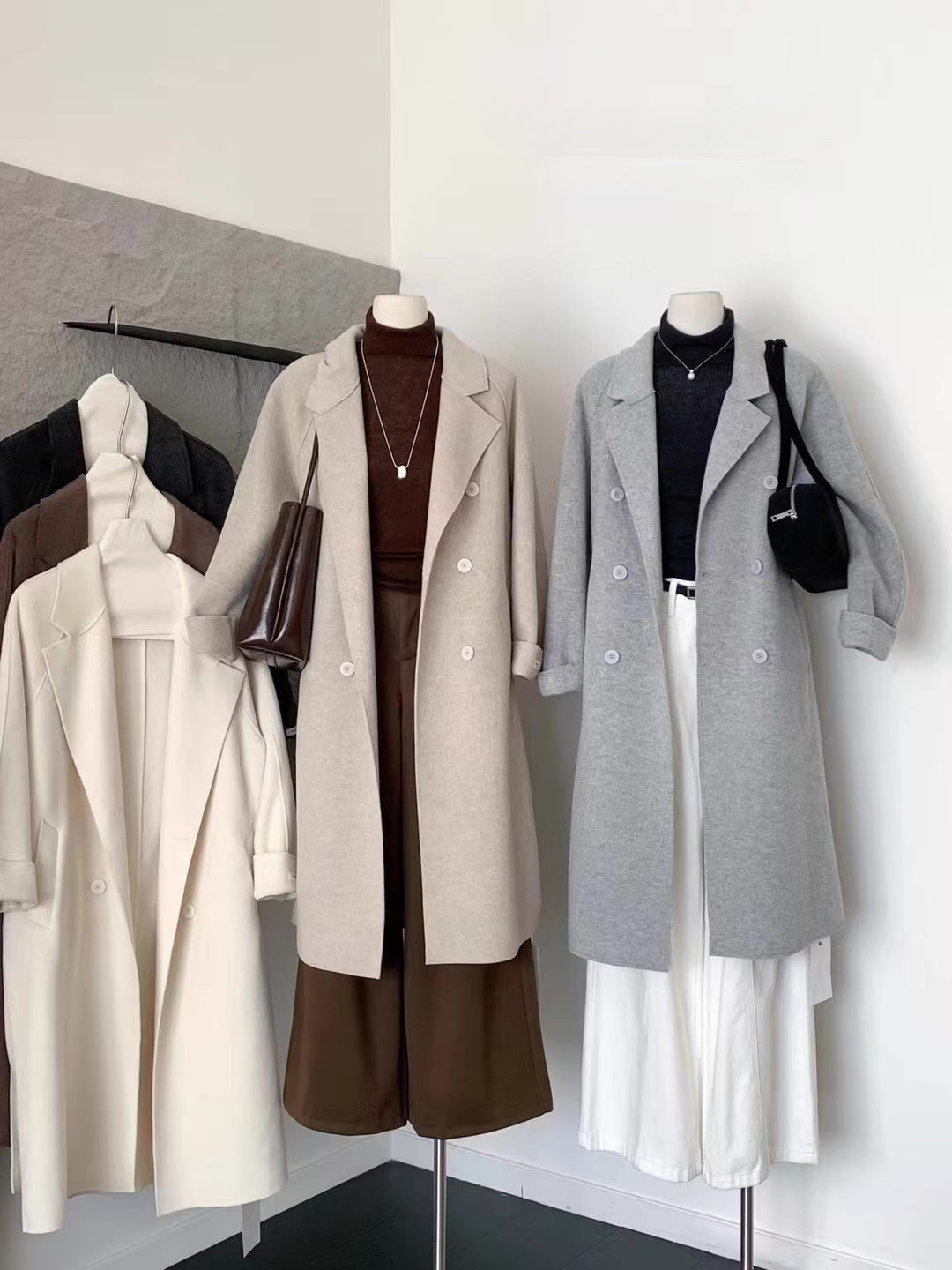 Everyday Neutrals Faux Wool Coat (5 Colors)