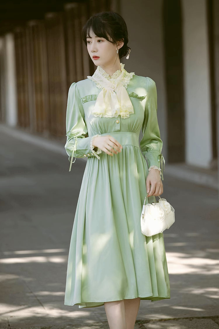 midi dress mint green Sweet Pea Tied Bust Midi Dress Mint
