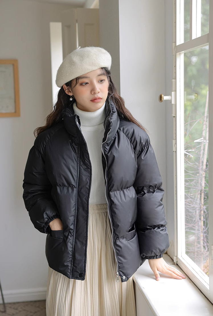 Basic Puffer Jacket (4 Colors)