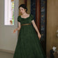 Ivy Regency Maxi Dress (Deep Olive)